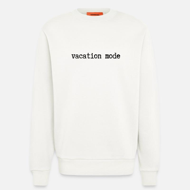 vacation mode - Sweatshirt - made by SPREAD - OFF WHITE