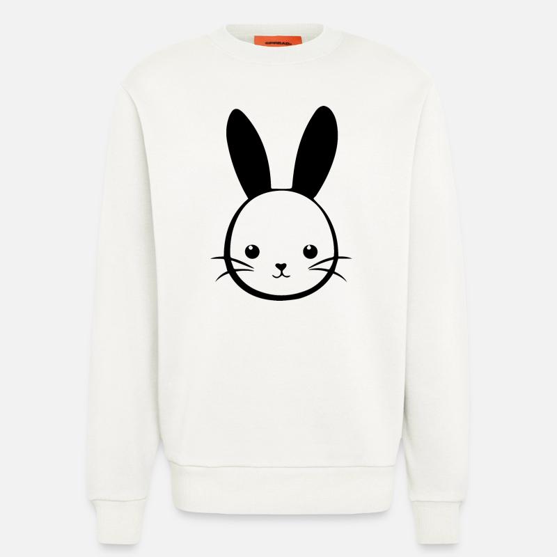 Rabbit Rabbit - Sweatshirt - made by SPREAD  - OFF WHITE