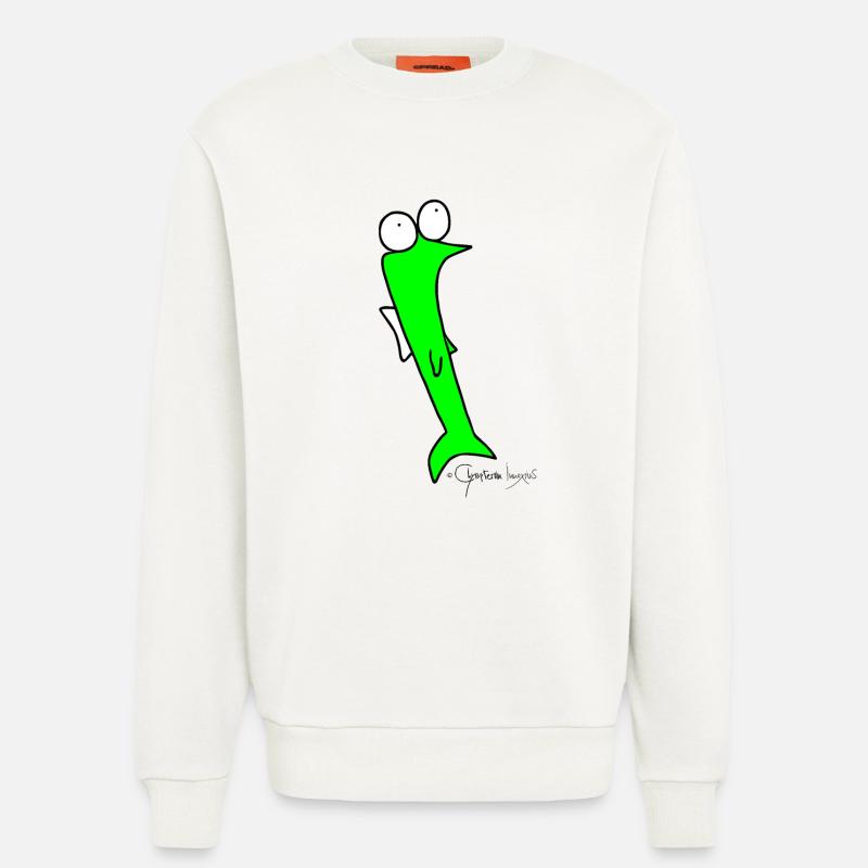 Plötzfisch - Piscis Rutilus - Sweatshirt - made by SPREAD  - OFF WHITE