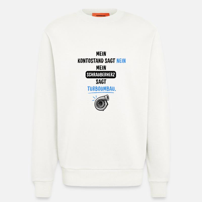 Schrauberherz  - Sweatshirt - made by SPREAD  - OFF WHITE
