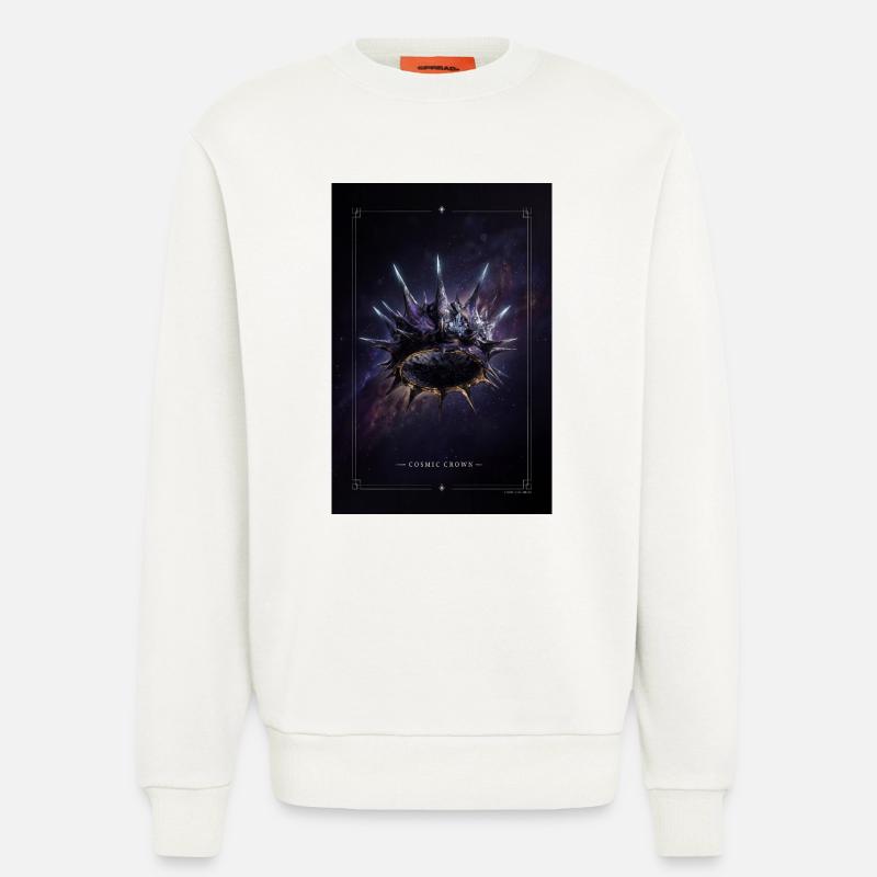 Kosmischer Kronennebelring - Sweatshirt - made by SPREAD  - OFF WHITE