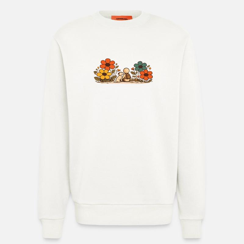 Der kleine Gedanke | Beste Freunde - Sweatshirt - made by SPREAD  - OFF WHITE