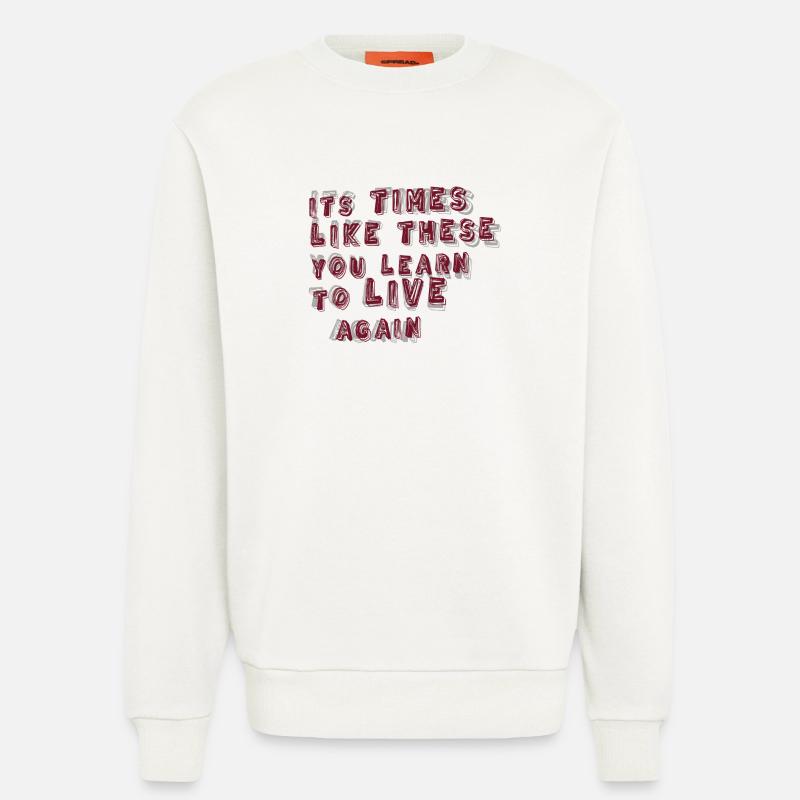 Zeiten wie diese - Sweatshirt - made by SPREAD  - OFF WHITE