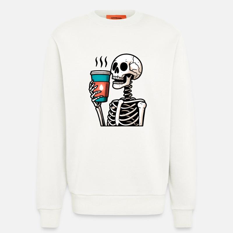 Caffé Os Tee - Sweatshirt - made by SPREAD  - OFF WHITE