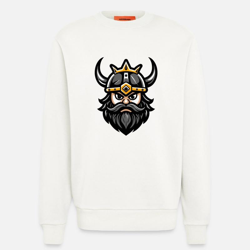Wikinger Valhalla - Sweatshirt - made by SPREAD  - OFF WHITE