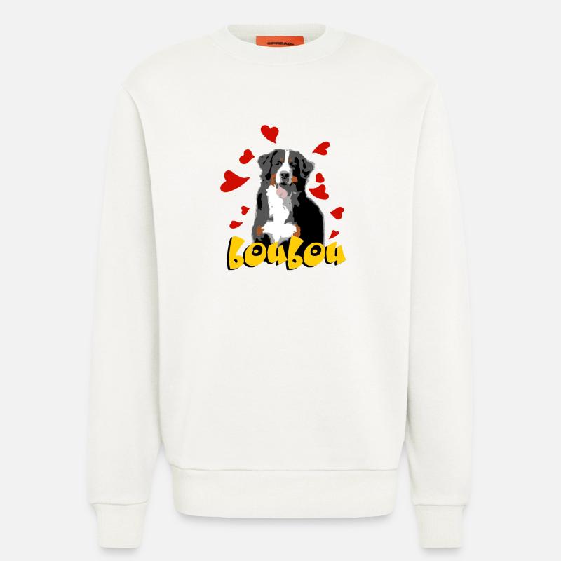 Berner Sennenhund - Sweatshirt - made by SPREAD  - OFF WHITE