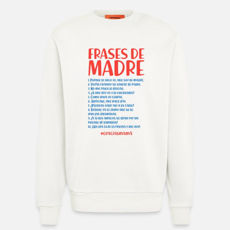Zitate der Mutter - Sweatshirt - made by SPREAD  - OFF WHITE