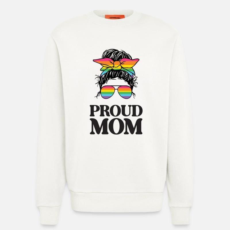 LGBT Pride Month - Stolze Mutter - Sweatshirt - made by SPREAD  - OFF WHITE