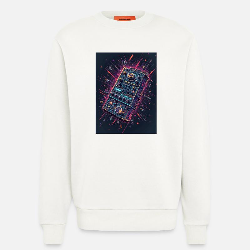 Digital DJ Controller Explosion - Sweatshirt - made by SPREAD  - OFF WHITE