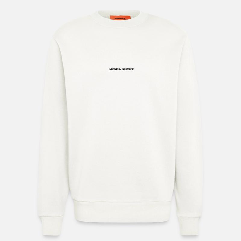 Bewegt euch schweigend - Sweatshirt - made by SPREAD  - OFF WHITE