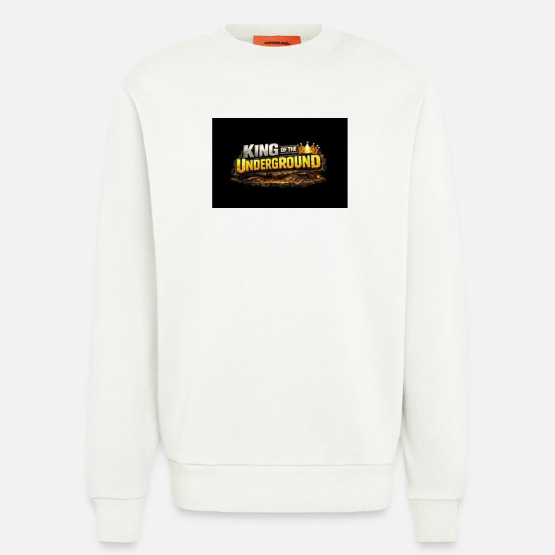 King - Sweatshirt - made by SPREAD  - OFF WHITE