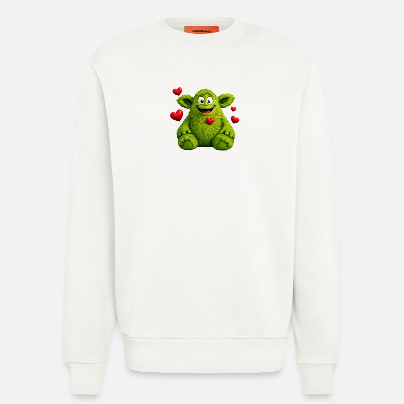 Monster - Sweatshirt - made by SPREAD - OFF WHITE