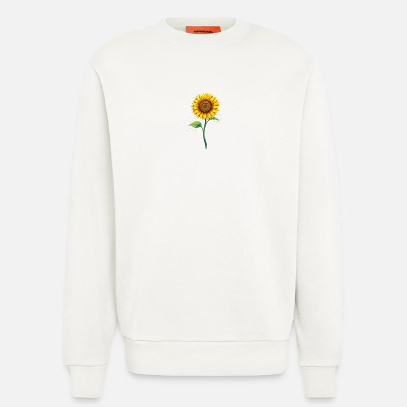 Sonnenblume - Sweatshirt - made by SPREAD - OFF WHITE