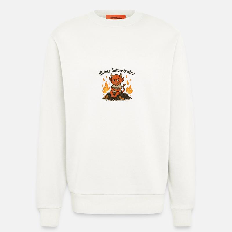 Small Satan's Roast - Sweatshirt - made by SPREAD  - OFF WHITE