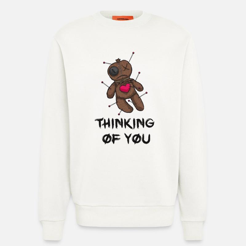 Ich denk an dich - Sweatshirt - made by SPREAD  - OFF WHITE