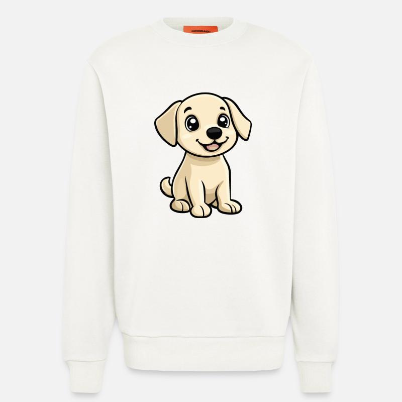 Labrador Hund Comic Niedlich - Sweatshirt - made by SPREAD  - OFF WHITE