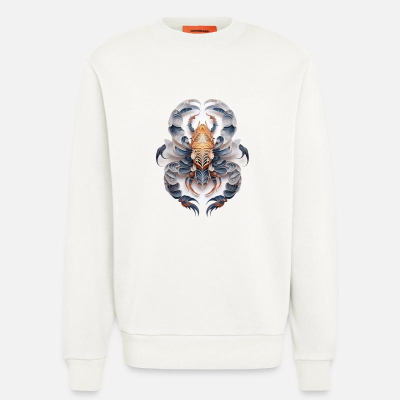 Sternzeichen Scorpion - Sweatshirt - made by SPREAD  - OFF WHITE