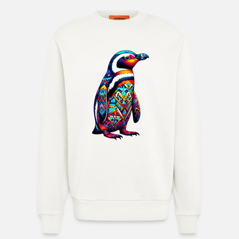 Pinguin - Sweatshirt - made by SPREAD - OFF WHITE