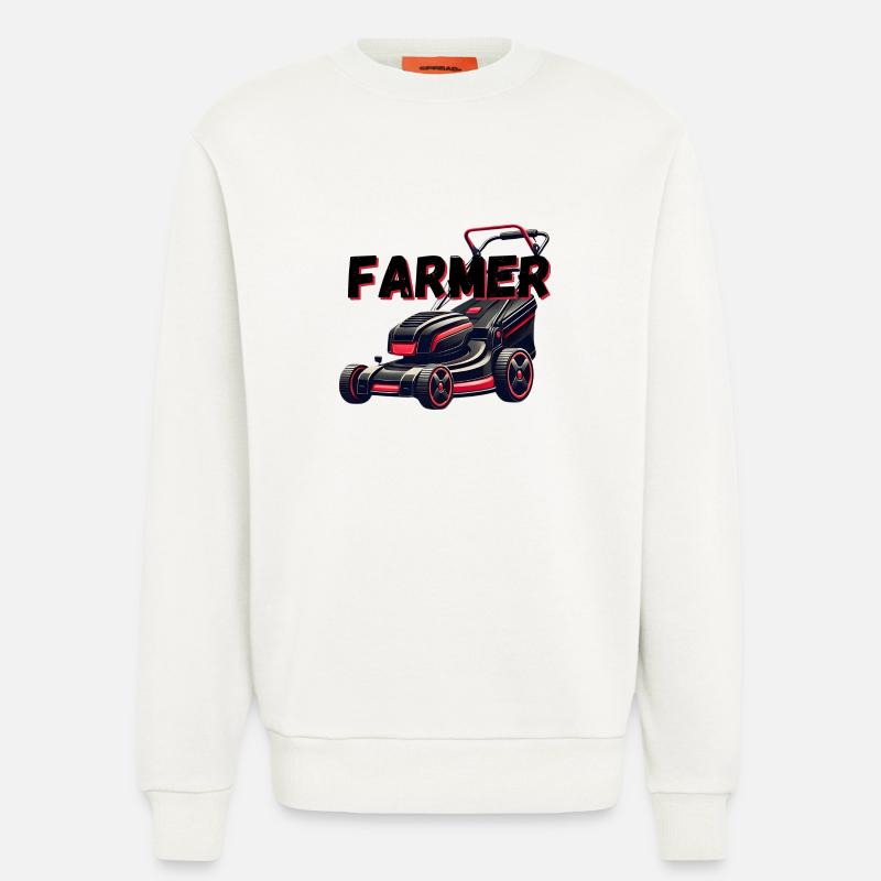 Bauer - Sweatshirt - made by SPREAD  - OFF WHITE