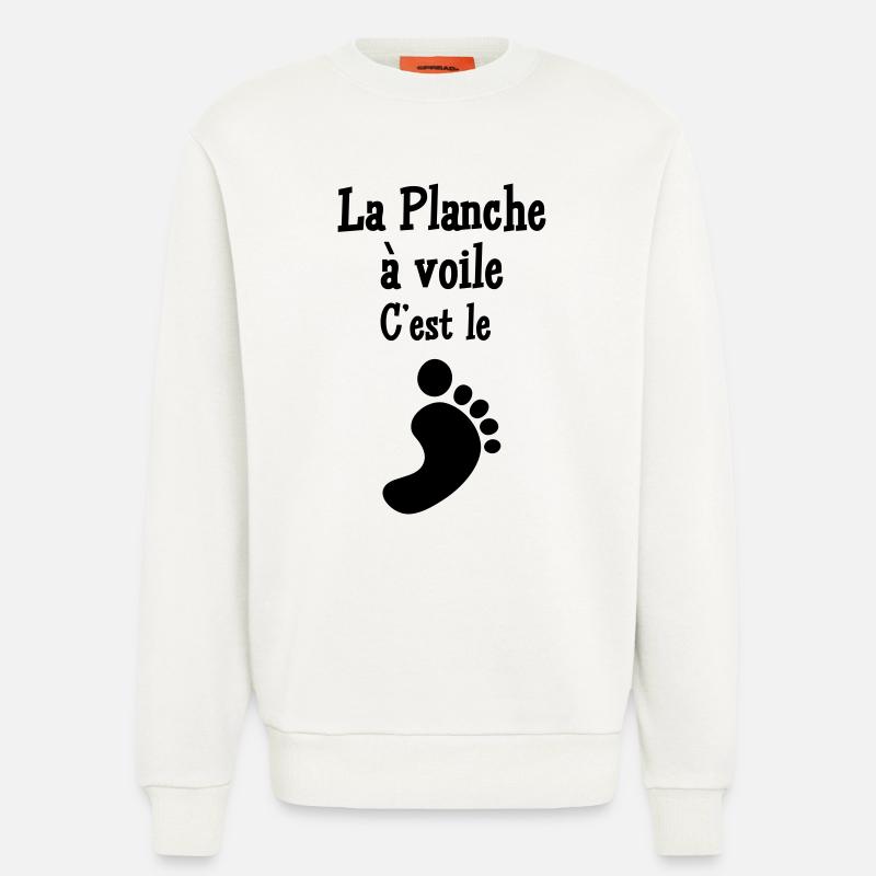 Windsurfen / Windsurfer / Windsurf / Windsurfing - Sweatshirt - made by SPREAD - OFF WHITE