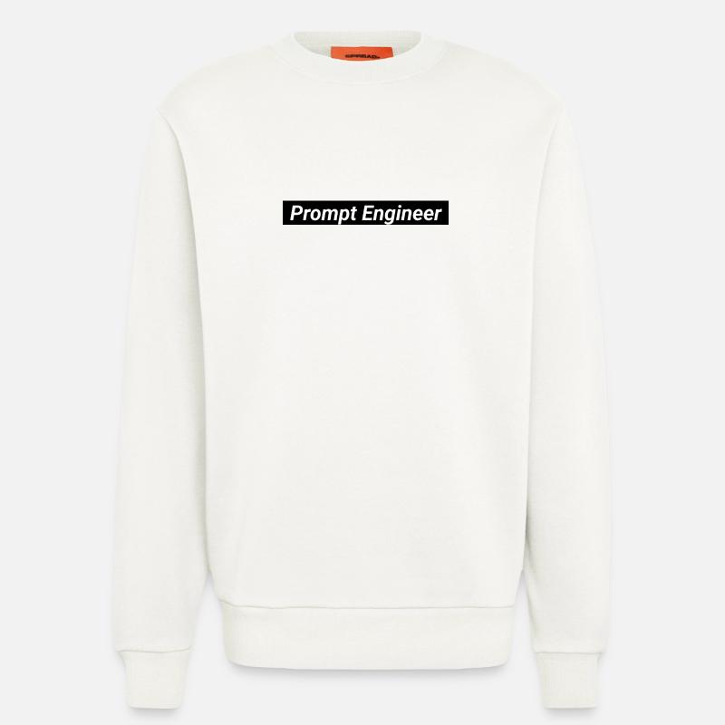 Prompt Engineer Artificial Intelligence - Sweatshirt - made by SPREAD  - OFF WHITE