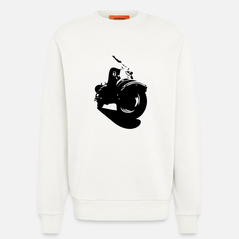IWL Berlin Roller, Oldtimer - Sweatshirt - made by SPREAD  - OFF WHITE