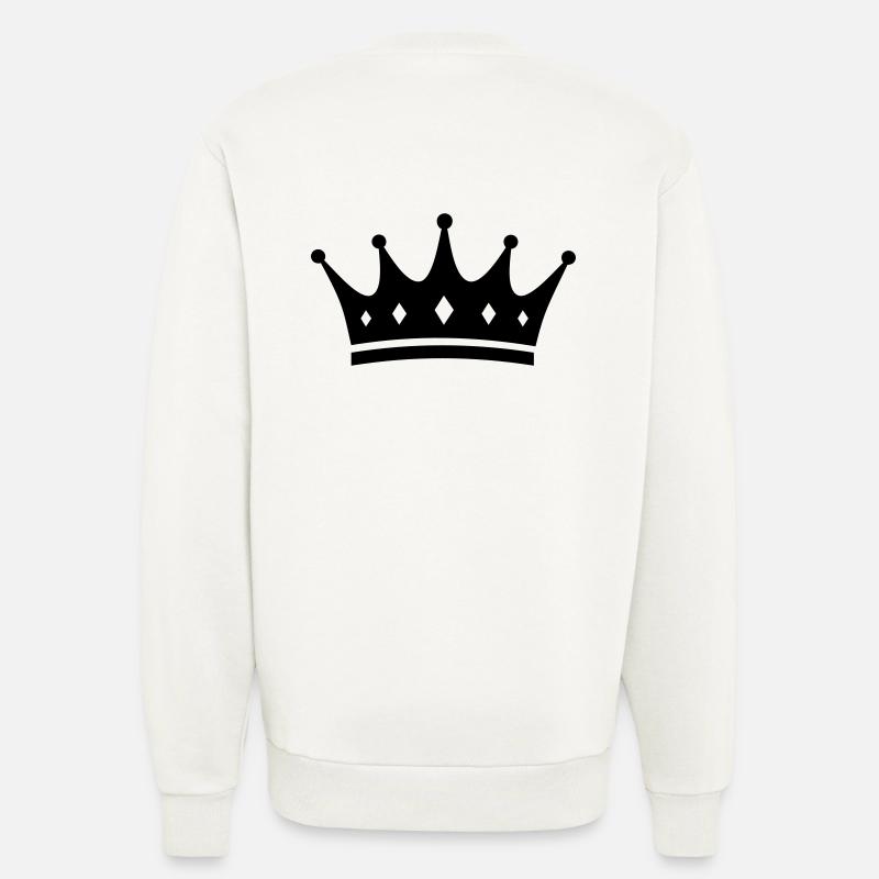 Crown - Sweatshirt - made by SPREAD  - OFF WHITE