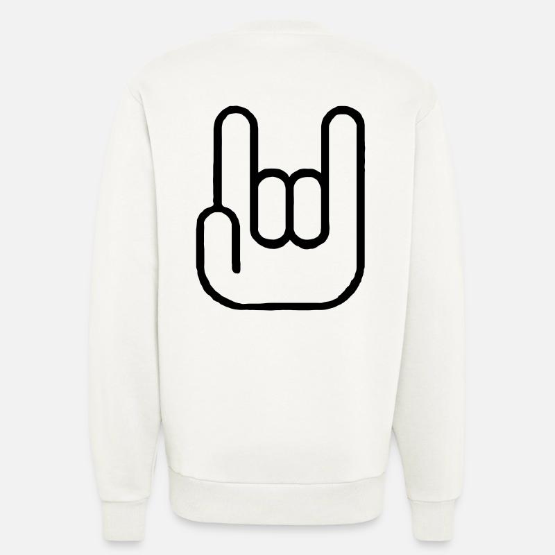 It rocks - Sweatshirt - made by SPREAD  - OFF WHITE