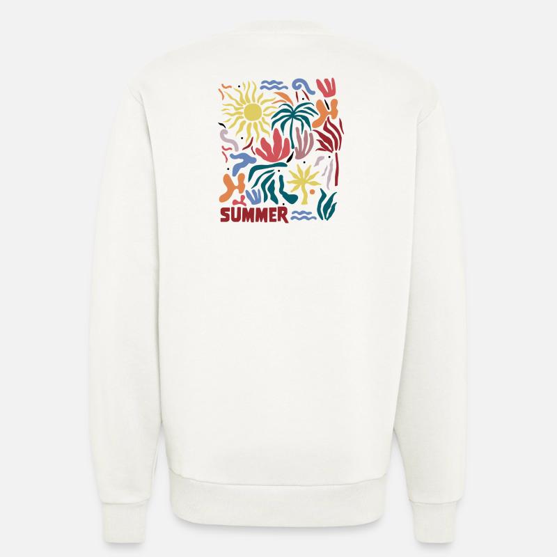 Summer tropical - Sweatshirt - made by SPREAD - OFF WHITE