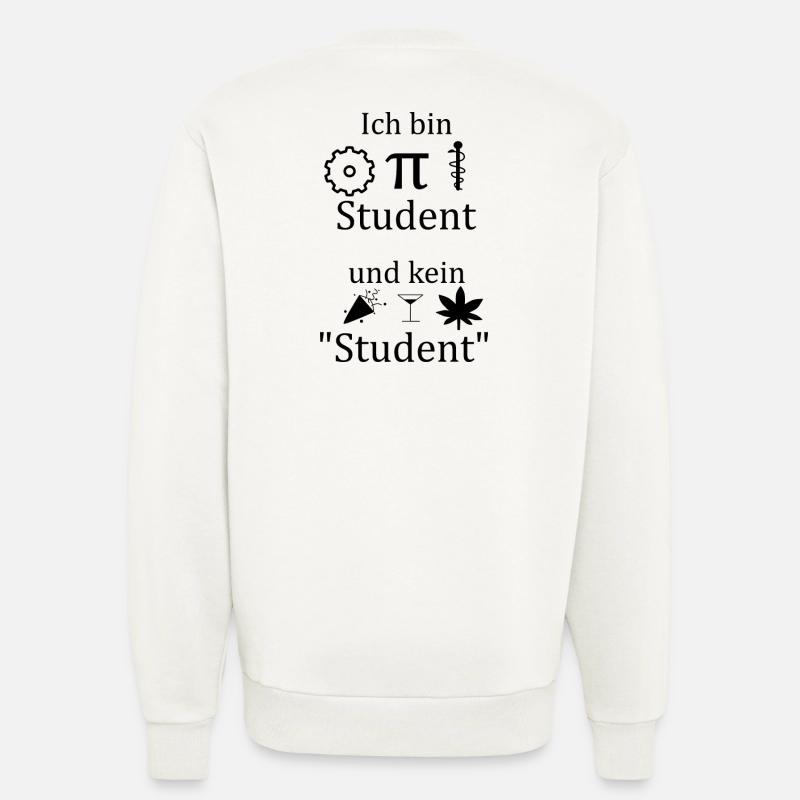 Unispruch "Ich bin MINT Student" Studenten - Sweatshirt - made by SPREAD  - OFF WHITE