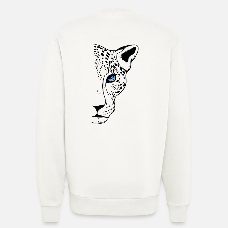 Schneeleopard - Sweatshirt - made by SPREAD  - OFF WHITE