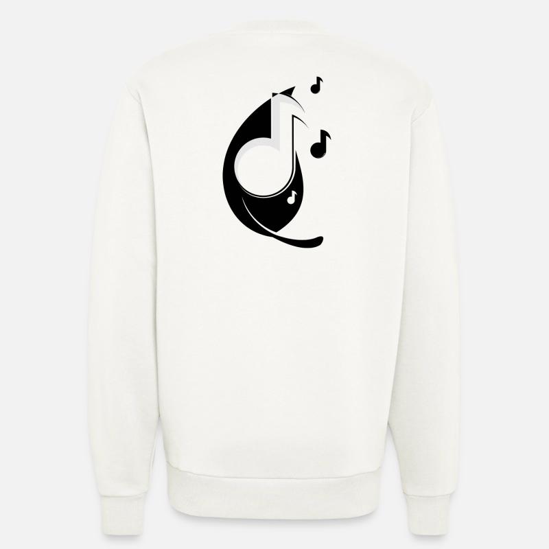Blatt Noten - Sweatshirt - made by SPREAD  - OFF WHITE