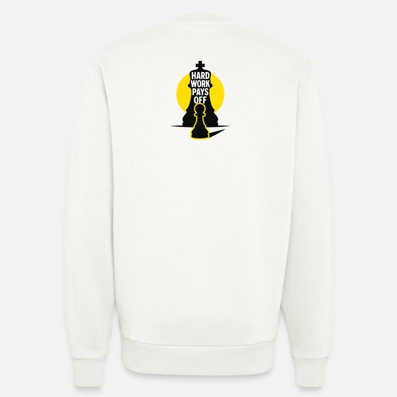 HardWorkPaysOff - Sweatshirt - made by SPREAD  - OFF WHITE
