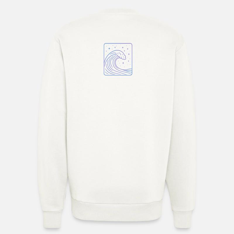 Kosmische Welle - Sweatshirt - made by SPREAD  - OFF WHITE