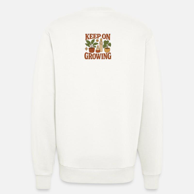 Keep_on_Growing - Sweatshirt - made by SPREAD  - OFF WHITE
