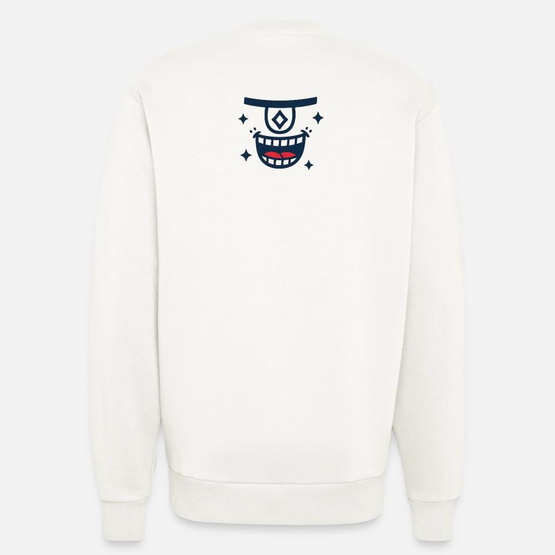 DEEPS DIAMANTEN - Sweatshirt - made by SPREAD  - OFF WHITE