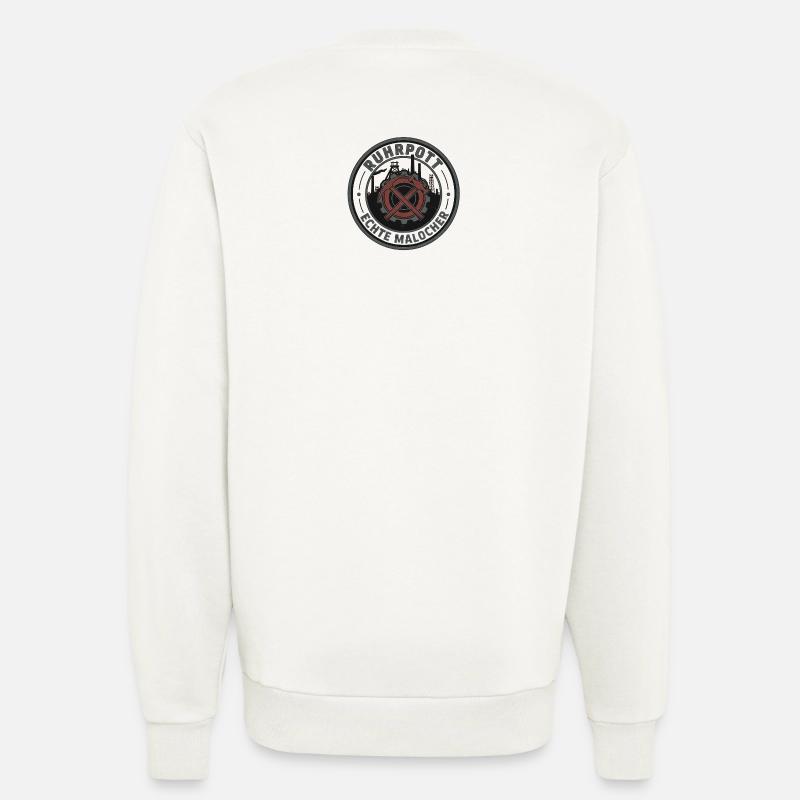 Ruhrpott Real Malocher Patch - Sweatshirt - made by SPREAD  - OFF WHITE