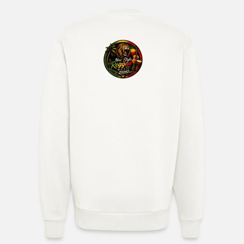 Lion Reggae New Style - Sweatshirt - made by SPREAD - OFF WHITE