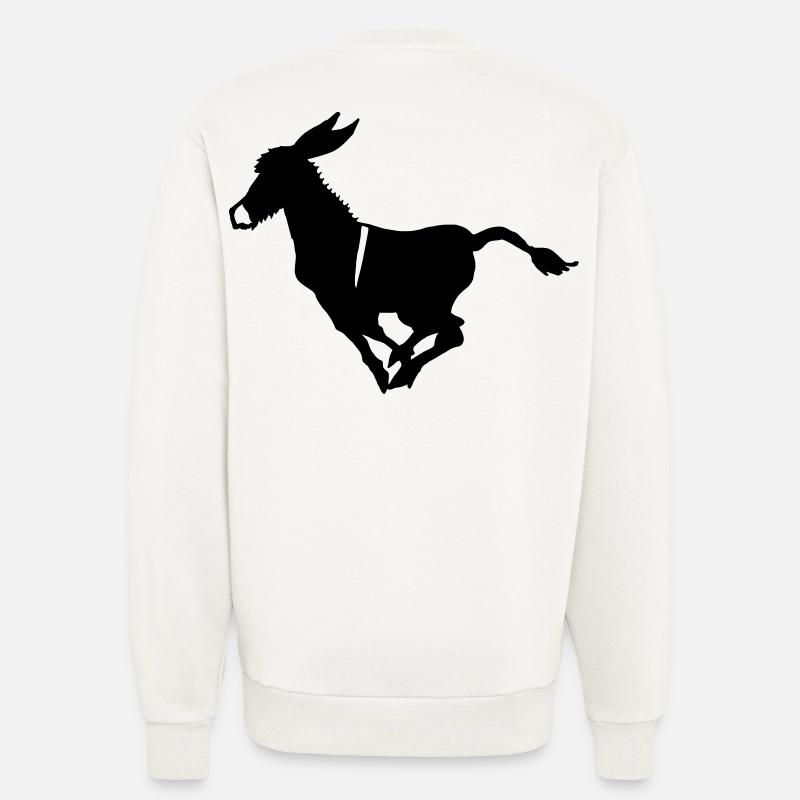 Süßer Galoppierender Esel - Sweatshirt - made by SPREAD  - OFF WHITE