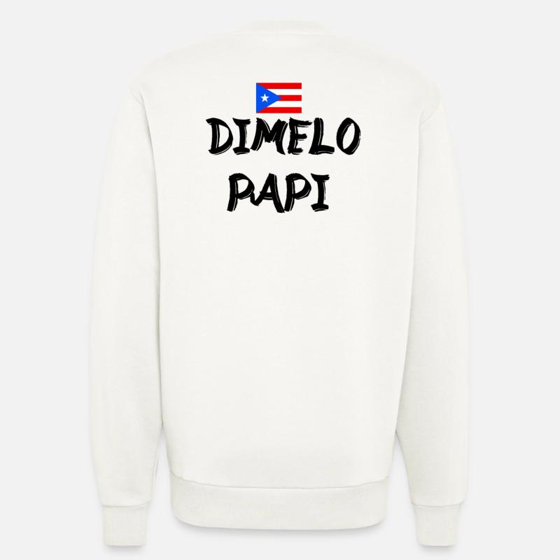 Dimelo Papi Latino - Sweatshirt - made by SPREAD  - OFF WHITE