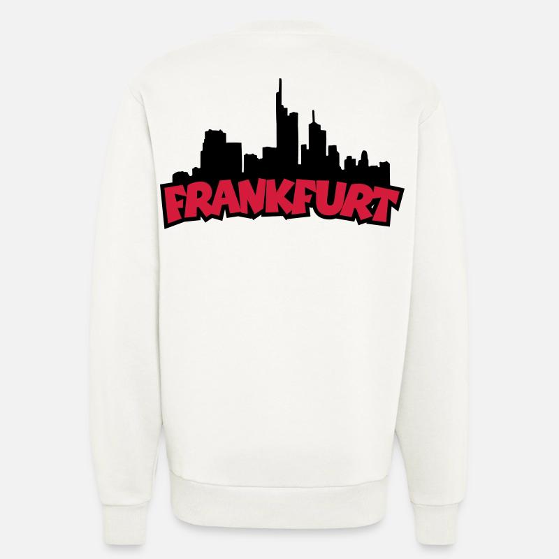Frankfurt Skyline - Sweatshirt - made by SPREAD  - OFF WHITE