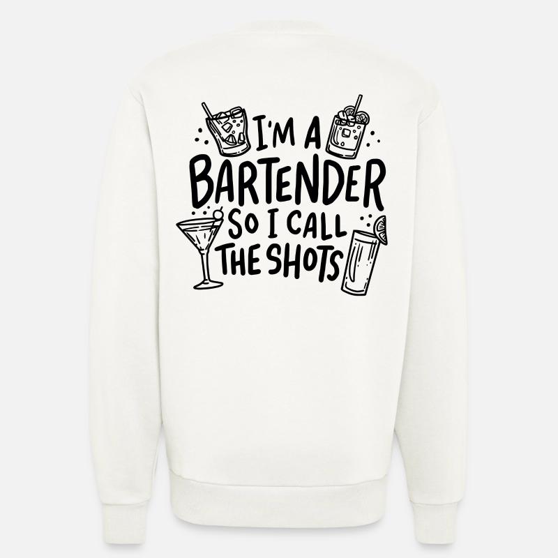 Barkeeper Kellner Drinks - Sweatshirt - made by SPREAD  - OFF WHITE