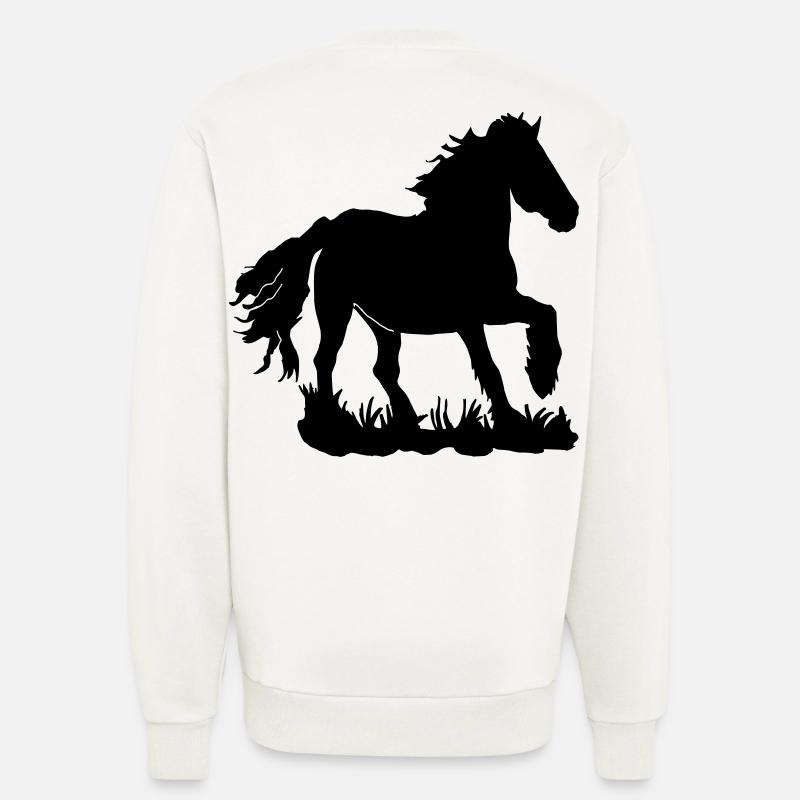 Friese im Galopp - Sweatshirt - made by SPREAD  - OFF WHITE