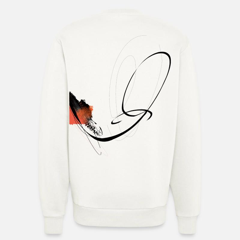 Tanz der Linien - Sweatshirt - made by SPREAD  - OFF WHITE