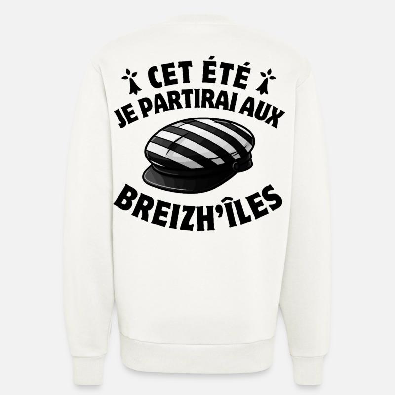 Bretagne, Breizh, ich bin Bretone - Sweatshirt - made by SPREAD  - OFF WHITE