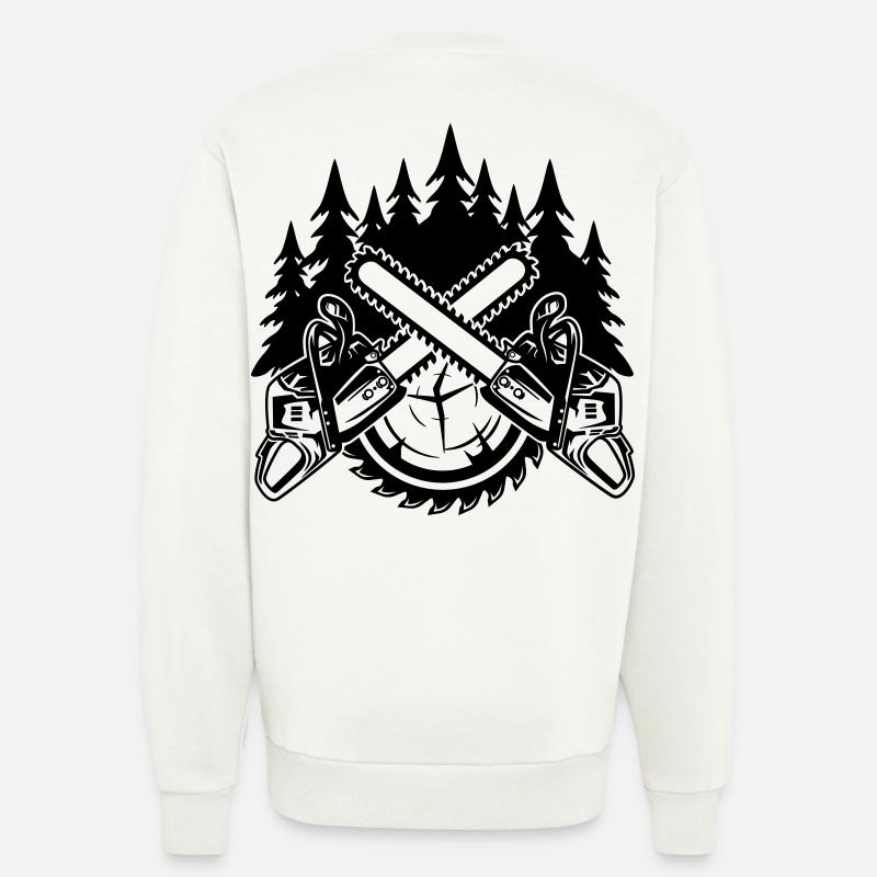 Chainsaws - Sweatshirt - made by SPREAD  - OFF WHITE