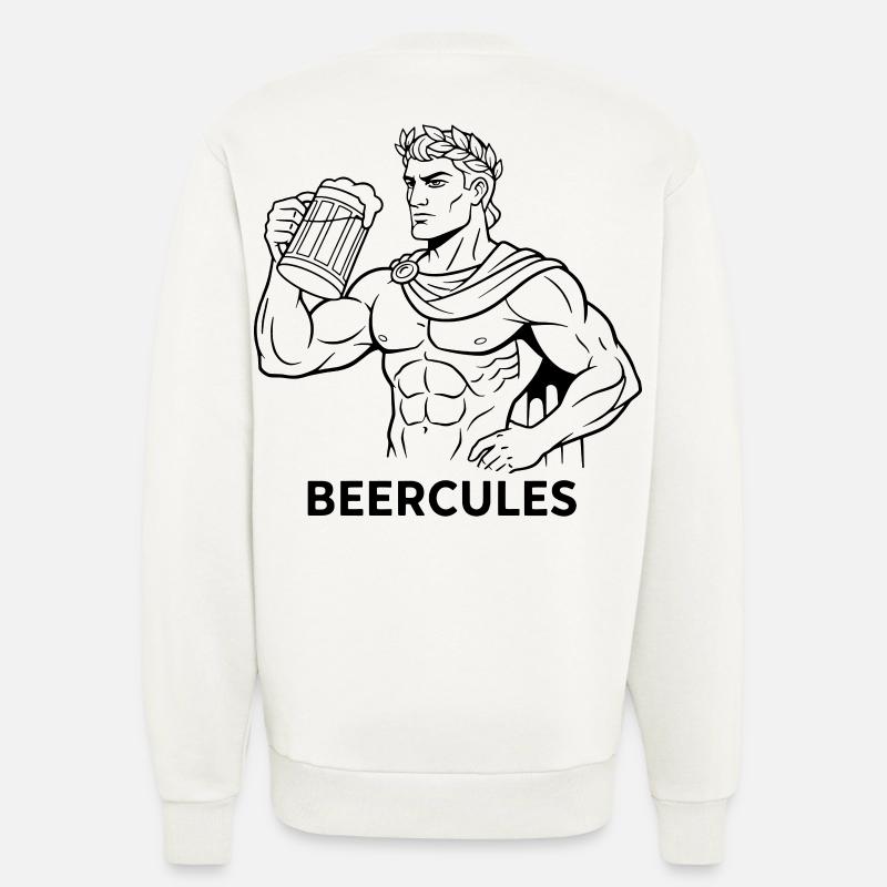 Beercules - Sweatshirt - made by SPREAD  - OFF WHITE