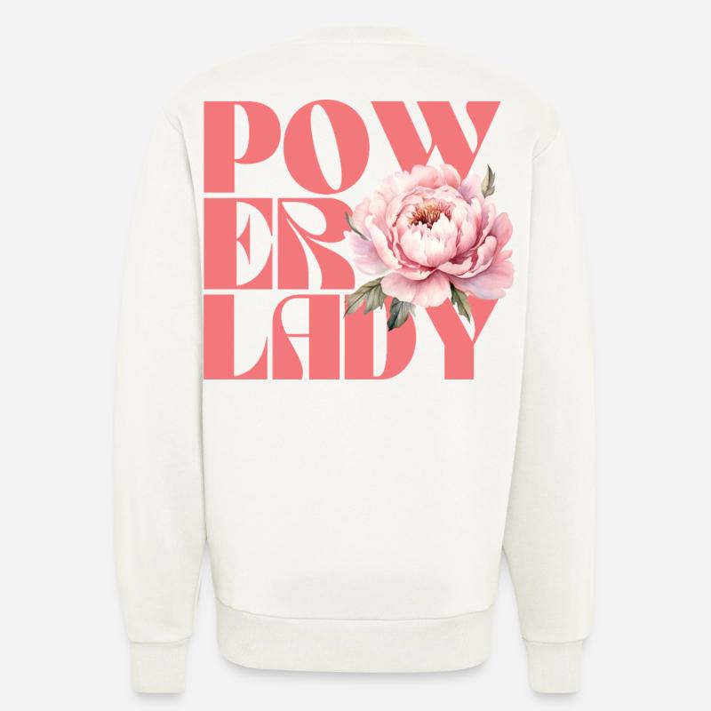 Powerlady - Sweatshirt - made by SPREAD  - OFF WHITE