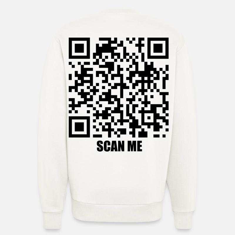 Message de citation – Trois secondes - Sweat bio décontracté fabriqué en UE - OFF WHITE