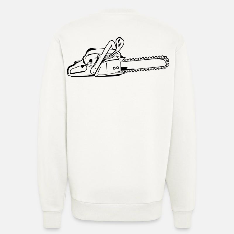 Chainsaw - Sweatshirt - made by SPREAD  - OFF WHITE